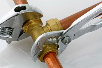 Gas line leak repair